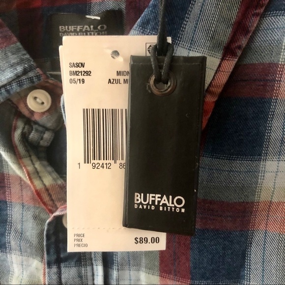 NWT BUFFALO LONG SLEEVE PLAID  SHIRT- L - Picture 8 of 13